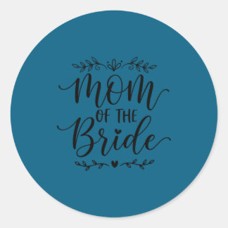 Sticker Rond Mère de la mariée famille appariée mariée mère 202