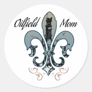Sticker Rond mère d'huile