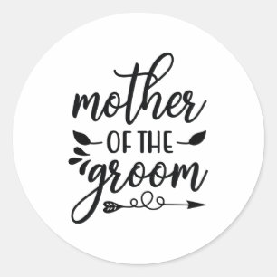 Sticker Rond Mère du marié