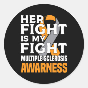 Sticker Rond Mère Sclérose en plaques Sensibilisation Femmes Ms