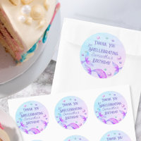 Mermaid Tails Merci pour l'Abri Anniversaire