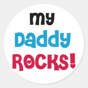 Sticker Rond Mes roches de papa