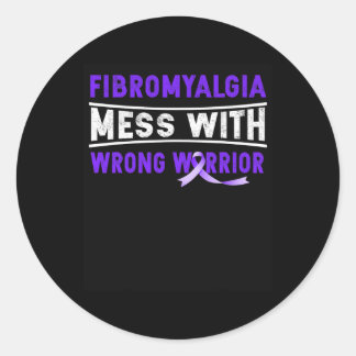 Sticker Rond Mess Avec Le Mauvais Guerrier