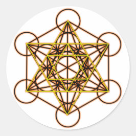 Sticker Rond MetatronOrStar
