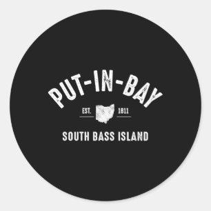 Sticker Rond Mettre dans la baie