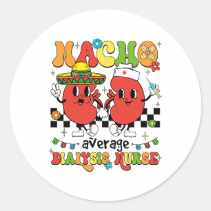 Sticker Rond mexicaine Fiesta Cinco De Mayo Rn Nacho Composez M