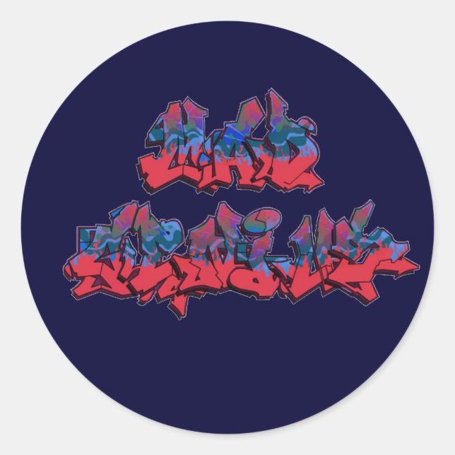 Sticker Rond MG Logo 2 (autocollant) (Devant)