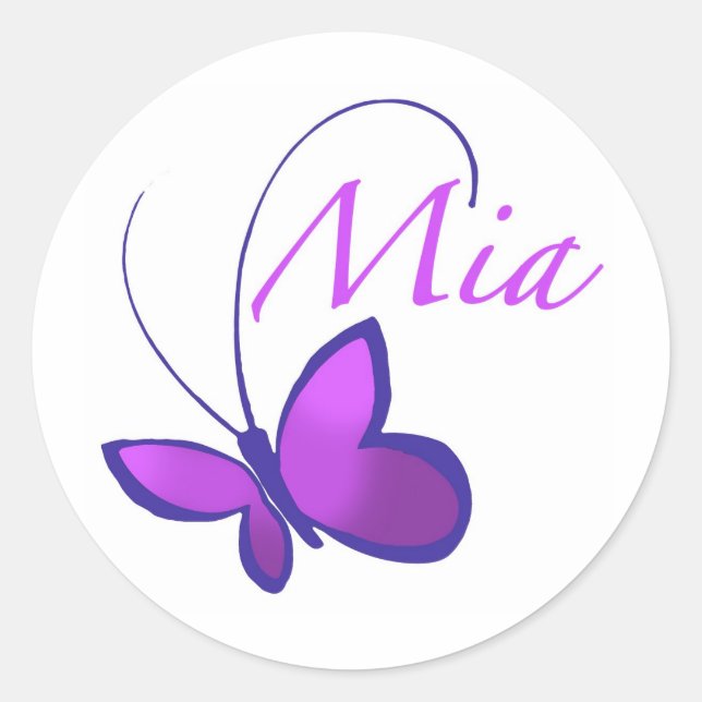 Sticker Rond Mia (Devant)