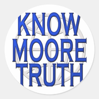 Sticker Rond Michael Moore Sait ! Support SiCKO