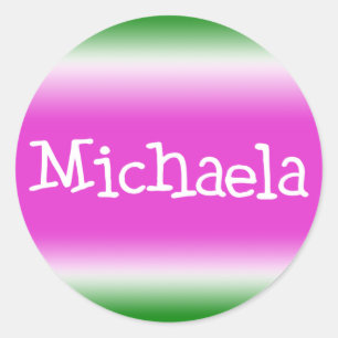 Sticker Rond Michaela