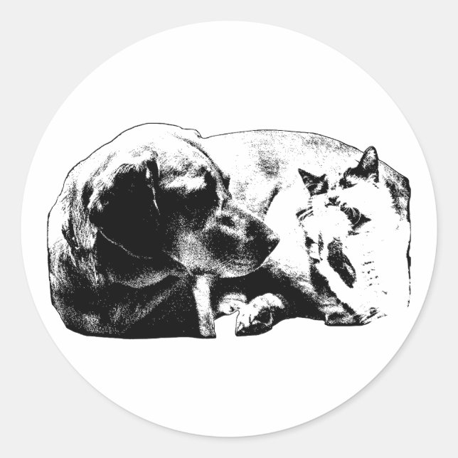 Sticker Rond Micro-cessez-le-feu (Devant)