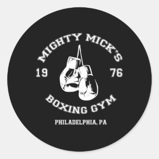 Sticker Rond Mighty Mick'S Boxing Gym 1976