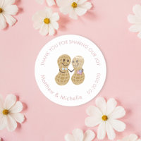 Mignons noix sur l'autre Merci Mariage Favoriser
