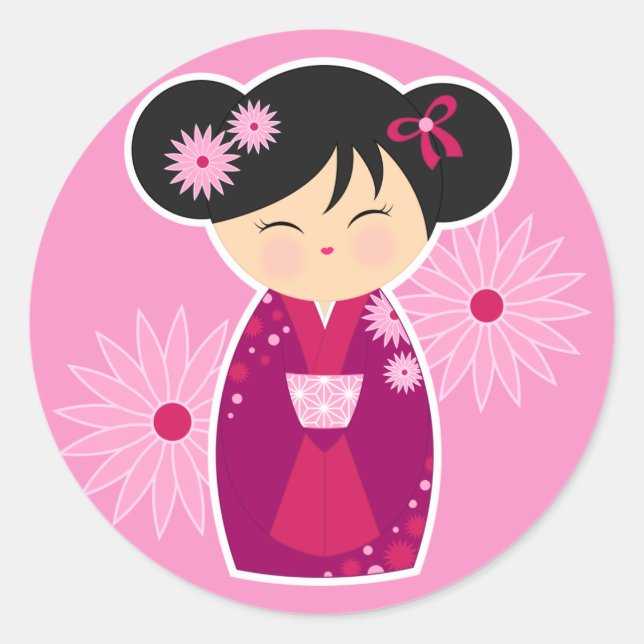 Sticker Rond Miki (homonymie) (Devant)