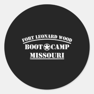 Sticker Rond Militaire de combat de masse Vétérinaire en servic