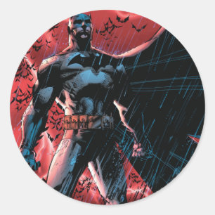 Sticker Rond Mille chauves-souris