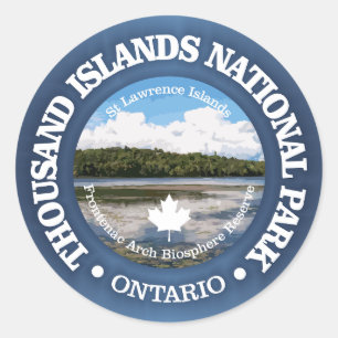 Sticker Rond Mille îles NP