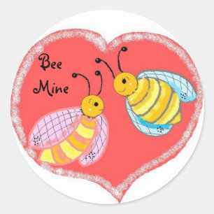 Sticker Rond Mine d'abeilles