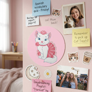 Sticker Rond Minette