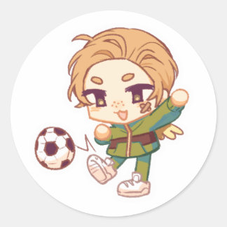 Sticker Rond Mini défenseur divin