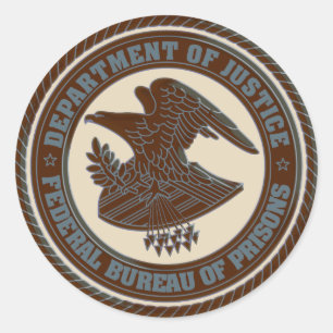 Sticker Rond Ministère de la justice   Eagle