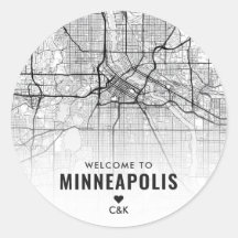 Minneapolis, Minnesota City Map | Bienvenue Mariag