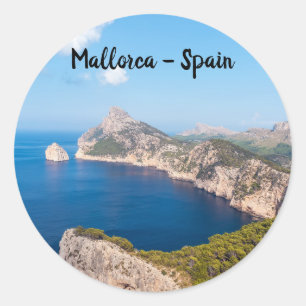 Sticker Rond Mirador es Colomer dans le Cap de Formentor - Mall