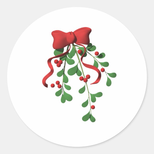 Sticker Rond Mistletoe (Devant)