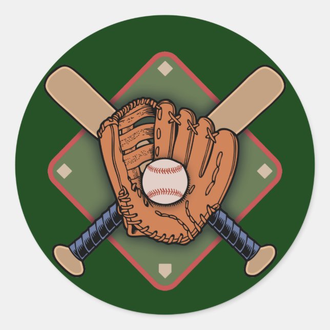 Sticker Rond Mitt & Crossbats (Devant)