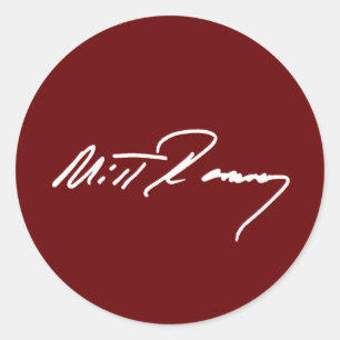 Sticker Rond MITT ROMNEY AUTOGRAPH WHITE.png