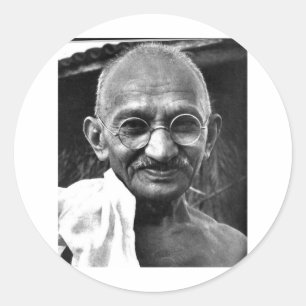 Sticker Rond MKGandhi