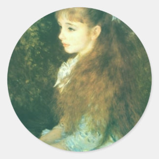 Sticker Rond Mlle_Irene_Cahen_Anvers