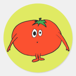 Sticker Rond Mme Tomato