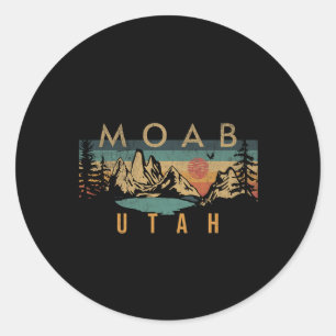 Sticker Rond Moab Utah 
