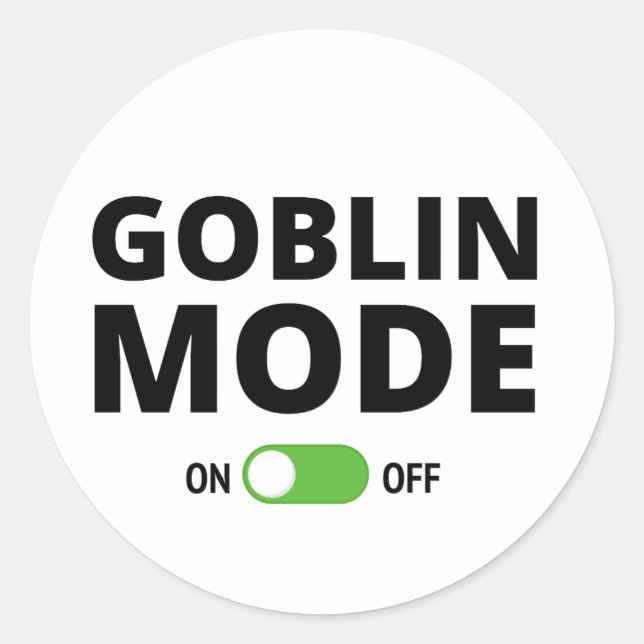 Sticker Rond Mode Gobelin activé (Devant)