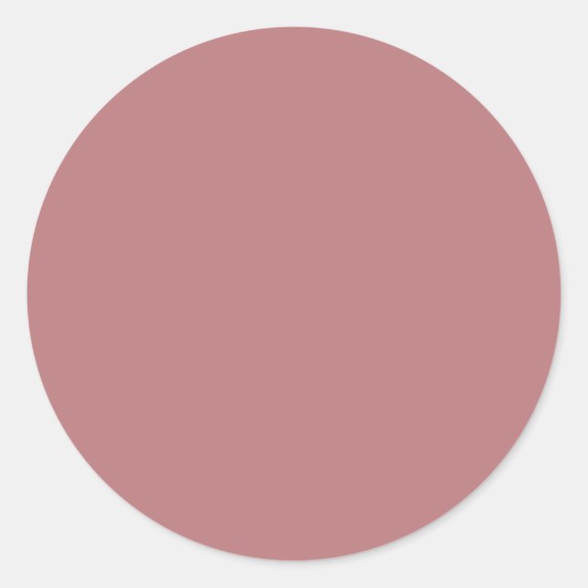 Sticker Rond Modèle couleur Dusty Rose (Devant)