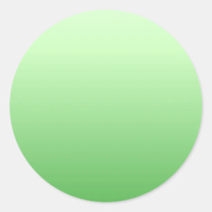Sticker Rond Modèle couleur verte élégant et tendance