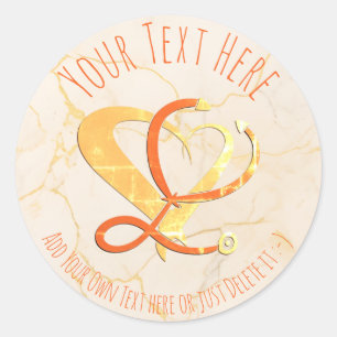 Sticker Rond Modèle de cadeau d'urgence pour médecin, infirmièr
