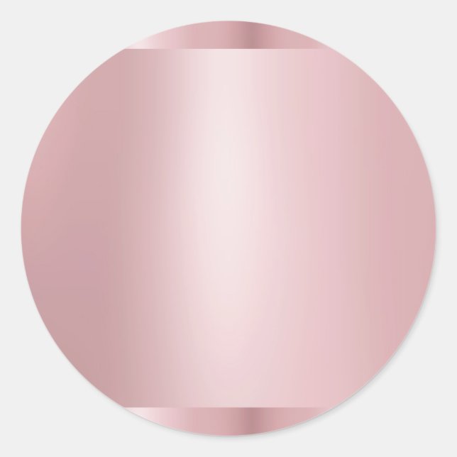 Sticker Rond Modèle élégant moderne vierge or rose tendance (Devant)