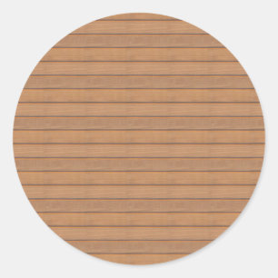 Sticker Rond Modèle en bois élégant tendance design nature