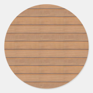 Sticker Rond Modèle en bois vierge de design élégant tendance N