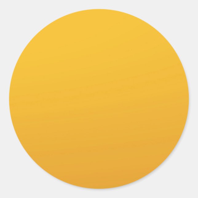 Sticker Rond Modèle Gold Blank : Ajouter du texte, de l'image,  (Devant)