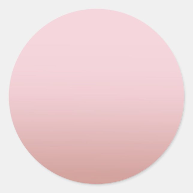 Sticker Rond Modèle Gold Blank Rose tendance Ajouter votre text (Devant)