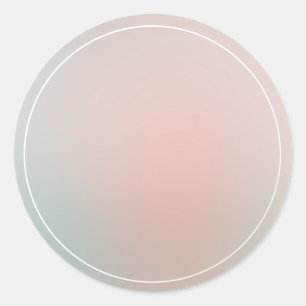 Sticker Rond Modèle moderne coloré moderne tendance