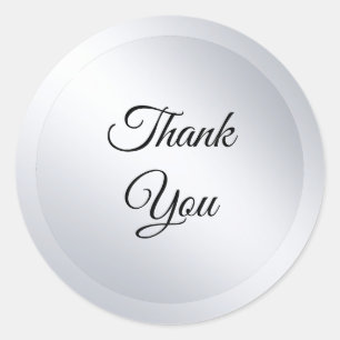 Sticker Rond Modèle moderne en faux argent personnalisé Ajoutez