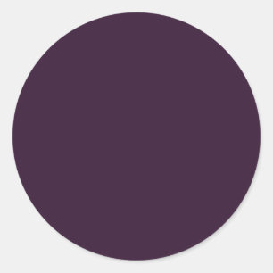 Sticker Rond Modèle monochrome violet BUDGET PLUM