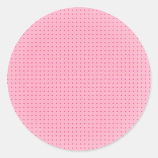 Sticker Rond Modèle Rose Pâle Tendance Vide Personnalisé (Devant)