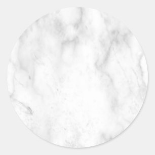 Sticker Rond Modèle vierge Marbre Blanc Élégant Tendance Person