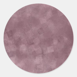 Sticker Rond Modèle vierge or rose élégant personnalisé Ajouter