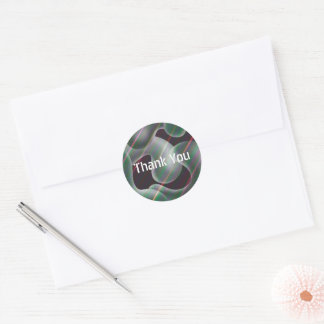 Sticker Rond Moderne argent mercure liquide peinture abstraite